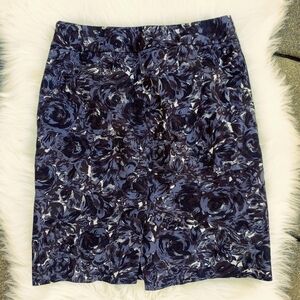 Ann Taylor LOFT Pencil Print Skirt size 2